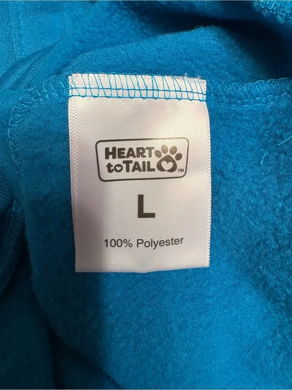 Blue Dog Hoodie with Smiley Face Graphic